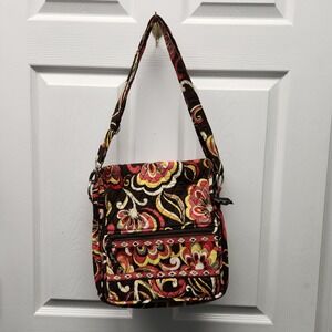 Vera Bradley Mailbag Crossbody Bag Puccini Floral Magnetic Flap